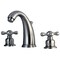 Kingston Brass KB988AX Victorian 2-Handle 8" Widespread Bathroom Faucet, Nickel KB988AX - alternate 1